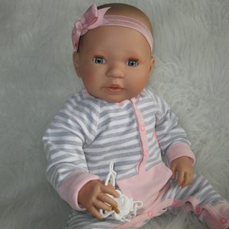 Ontslag nemen Lieve heuvel AD7c Levensechte Babypop softbody Lisa met slaapogen kleding inclusief  speen 52 cm – Selintoys